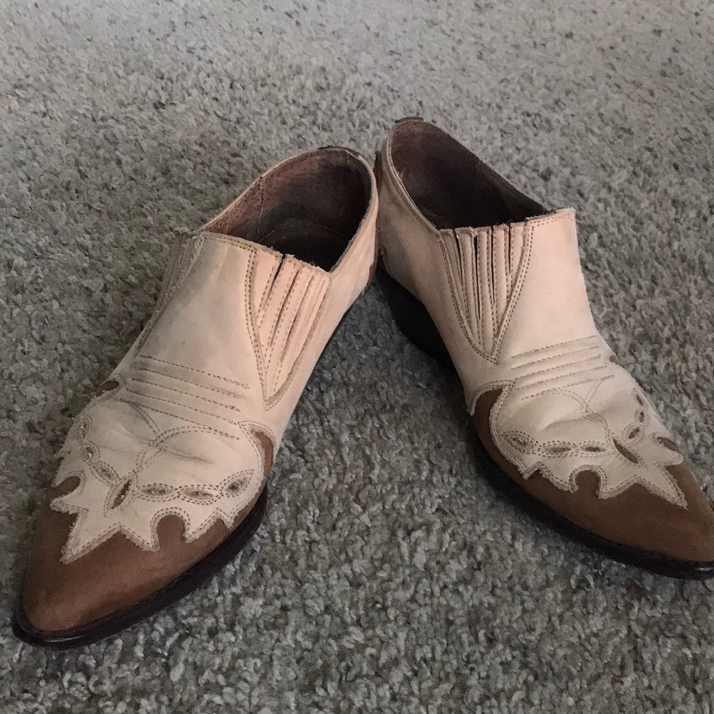 Guess Vintage Cowboy Booties Boots